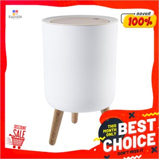 TOUCH ถังขยะฝากด ACCO MIU 7 ลิตร สีขาวTOUCH TOP DUSTBIN ACCO MIU 7L WHITE