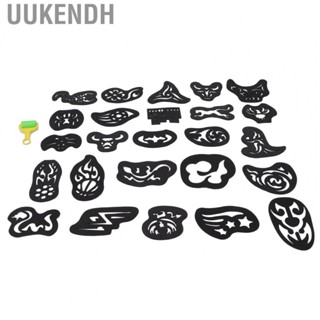 Uukendh Hair Styling Tattoo Template Stencil Trimmer Salon Barber DIY Hairdressing Model