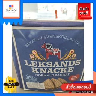 เบเกอรี่ Leksands Knacke Normal Graddat 200g ขนมปังกรอบโฮลเกรนข้าวไรย์ Leksands Knacke Normal Graddat 200g. Wh