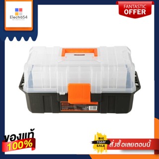 PLASTIC กล่องเครื่องมือพลาสติก 3 ชั้น TACTIX 17"PLASTIC TOOL BOX TACTIX 3-TIER 17”