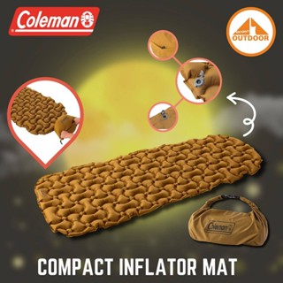 Coleman Compact Inflator Mat/S แผ่นรองนอนพร้อมถุงปั้มลมเหมาะท่องเที่ยวเดินป่า