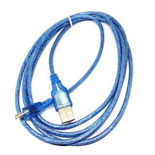 สาย Mini USB Cable ยาว 1.8m USB 2.0 Type A Male to Mini 5P Male Mini 5P USB Cable Foil+Braided Shielding Blue