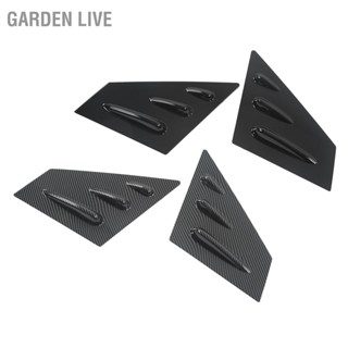 GARDEN LIVE 2 ชิ้นกระจกมองหลังสปอยเลอร์ด้านข้างหน้าต่าง Scoop Louvers เปลี่ยนฝาครอบสำหรับ Subaru WRX STI 2015-2021