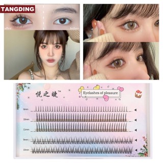 【COD Tangding】ขนตาปลอมธรรมชาติ 5 แถว ทรงหางปลา สําหรับผู้หญิง ผู้เริ่มต้น