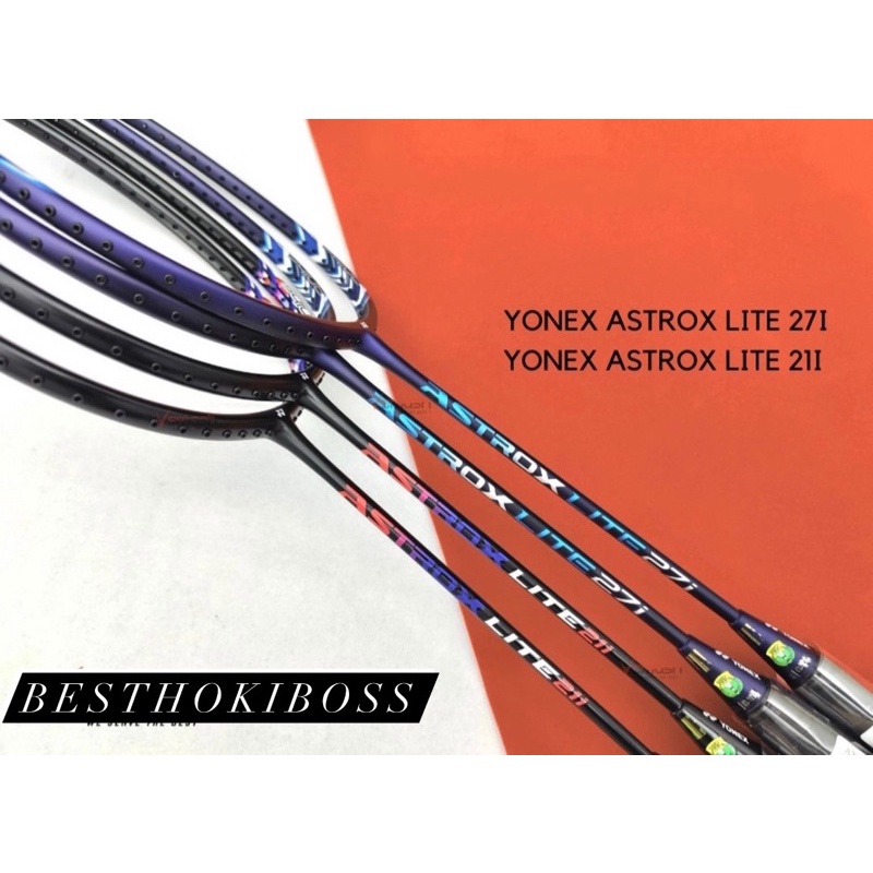 YONEX ASTROX LITE 21i 27i ตัวยึดพระอาทิตย์ขึ้นดั้งเดิม