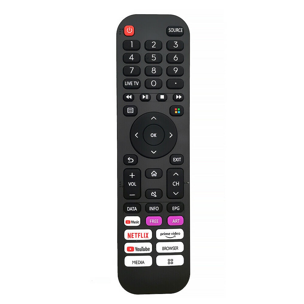 ใหม่สําหรับ Hisense 4K LED สมาร์ททีวีรีโมทคอนโทรล EN2N30H EN2Q30H EN2I30H EN2G30H พร้อม Netflix yout