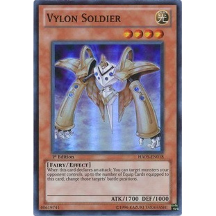 การ์ด Yugioh - TCG - ทหาร Vylon / HA05-EN018