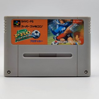 PRO SOCCER เล่นได้ ตลับแท้ Super Famicom [SFC]