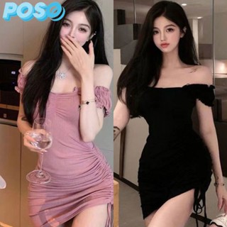 เดรสรูดข้างงานสวยเซ็กซี่  เดรสสาวเซ็กซี่ เดรสใส่เที่ยว ชุดเดรสรัดรูป ชุดเดรสกระโปรงสั้น