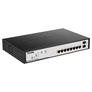 SWITCH (สวิตซ์) D-LINK 10 PORT GIGABIT POE SMART MANAGED SWITCH (DGS-1100-10MP)