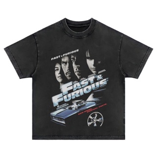 เสื้อยืด ขนาดใหญ่ พิมพ์ลาย Moral Turpitude "Fast and Furious" | หินล้างทําความสะอาด | เสื้อยืด ขนาดใหญ่ | วินเทจ | _07