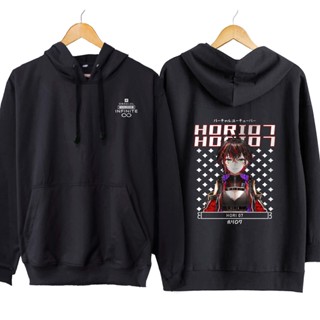 เสื้อแจ็กเก็ต มีฮู้ด ผ้าฝ้าย 100% พิมพ์ลายอนิเมะ infinite vtuber HORI 07 - MY HOLO