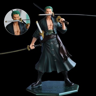 โมเดลฟิกเกอร์ PVC รูปการ์ตูนอนิเมะ One Piece Roronoa Zoro Sailing Again ขนาด 23 ซม. แกะออกได้ ของเล่นสําหรับเด็ก