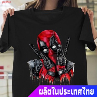 เสื้อยืดพิมพ์ลายprintinggothic เสื้อยืดแขนสั้น เสื้อยืดพิมพ์ลาย Marvel, Dead Pool, Game Of Thrones , Marvel Avenger_08