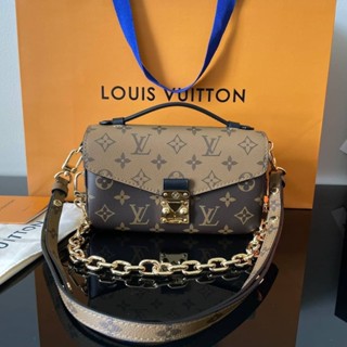 🔥ผ่อนได้🔥LV Pochette Metis Eastwest Monogram Size 21.5 cm งาน Original อุปกรณ์ Full Box Set