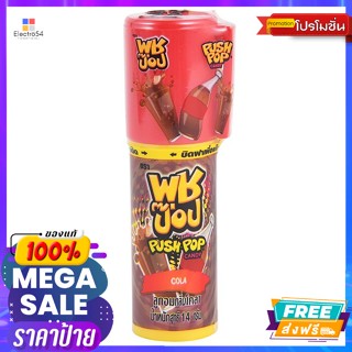 พุชป๊อป อมยิ้ม รวมรส 14 ก. Push Pop Lollipop Mixed Flavor 14 g.ลูกอม