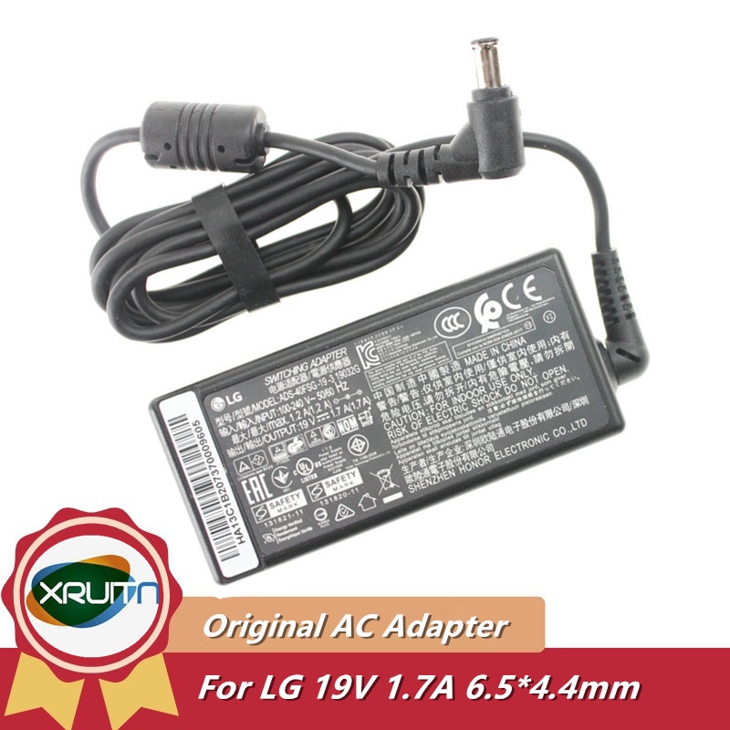 ของแท้ ADS-40SG-19-3 19032G 19V 1.7A อะแดปเตอร์ไฟ AC สําหรับ LG LCD LED Monitor E1948S E2242C E2249 