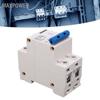 Maxpower 2P Type B Circuit Breaker 4000A ความสามารถในการทำลายระบบ Solar PV เบรกเกอร์ขนาดเล็ก DC500V 32A