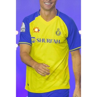 เสื้อกีฬาแขนสั้น ลายทีมฟุตบอล Al Nassr FC unoff Ronaldo 7