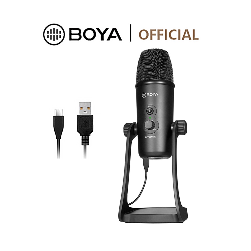 BOYA BY-PM700 USB Condenser Microphone ไมค์สำหรับคอม,ไมค์ประชุม,ไมค์ ASMR ประกัน 24 เดือน