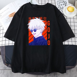 เสื้อยืด ทรงหลวม ลายการ์ตูนอนิเมะ Jujutsu Kaisen Sk8 สไตล์ฮาราจูกุ สตรีท_02