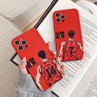 เคสโทรศัพท์มือถือ ผิวด้าน ลายการ์ตูน SLAM DUNK สําหรับ iPhone 14 Pro Max 13 Pro Max 11 12 XR XsMax 8Plus