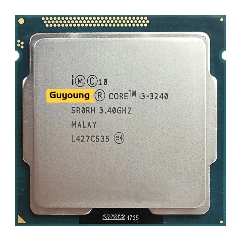 โปรเซสเซอร์ Core i3-3240 i3 3240 3.4 GHz ใช้แล้ว Dual-Core CPU 3M 55W LGA 1155