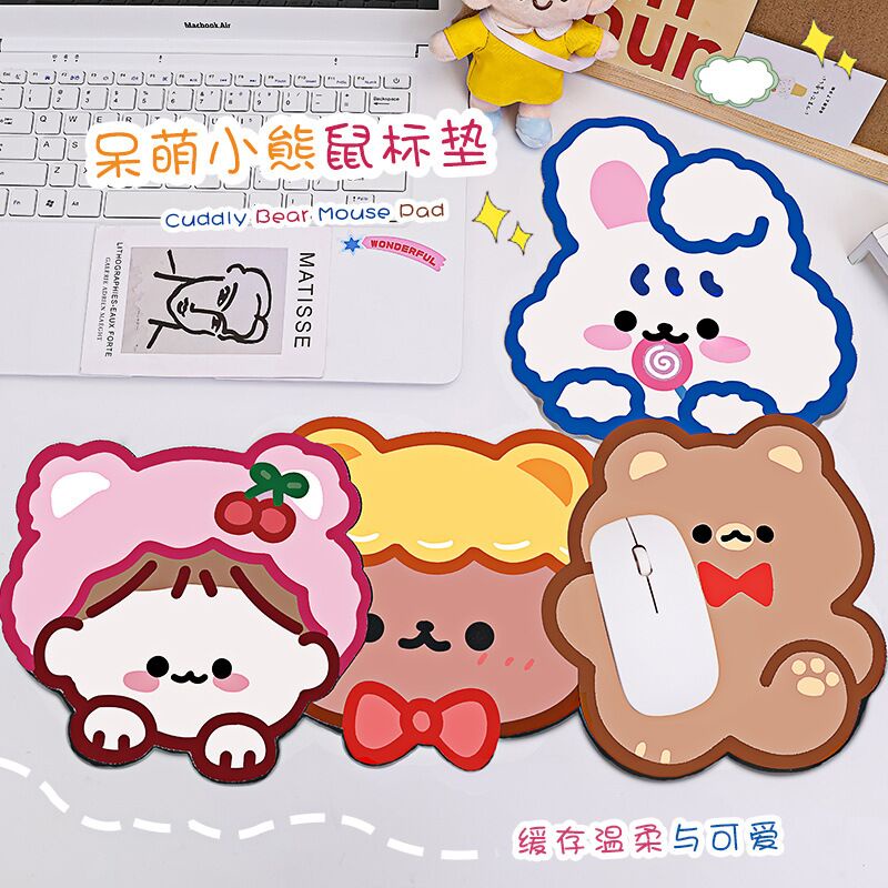Original zone mouse pad แผ่นรองเมาส์ การ์ตูนหมี น่ารัก