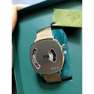 GUCCI GRIP ROULETTE 38 mm สาย Canvas GG signature ( Rare item) NEW 11/22