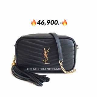 New ysl lou mini bag สีดำทอง