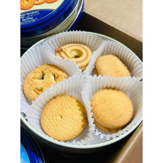 คุกกี้เนยสดปริมาณ 80 กรัม ขายยกลัง 24 กระปุก butter cooki