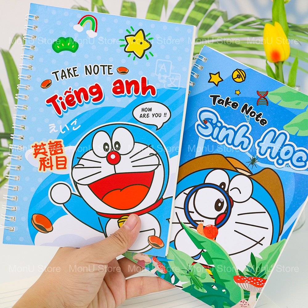 Xo Spring book A5 Doraemon 90 หน้า พร้อม TooYoo KK00931 น่ารัก