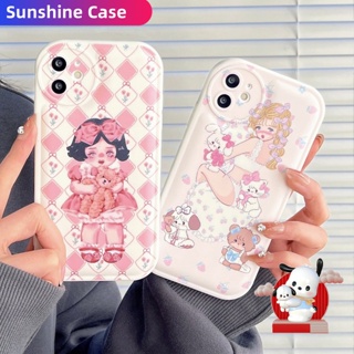 เคสโทรศัพท์มือถือ สําหรับ OPPO A17 A57 A76 A77s A96 A74 A55 A54 A17K A16 A15 A53 A33 A32 A31 A9 A5 Reno 8Z 7Z 6Z 5Z A5s A3s A95 A94 A93 A92 A77 A52 A12 A16K F11 ผ้าคลุมตุ๊กตา