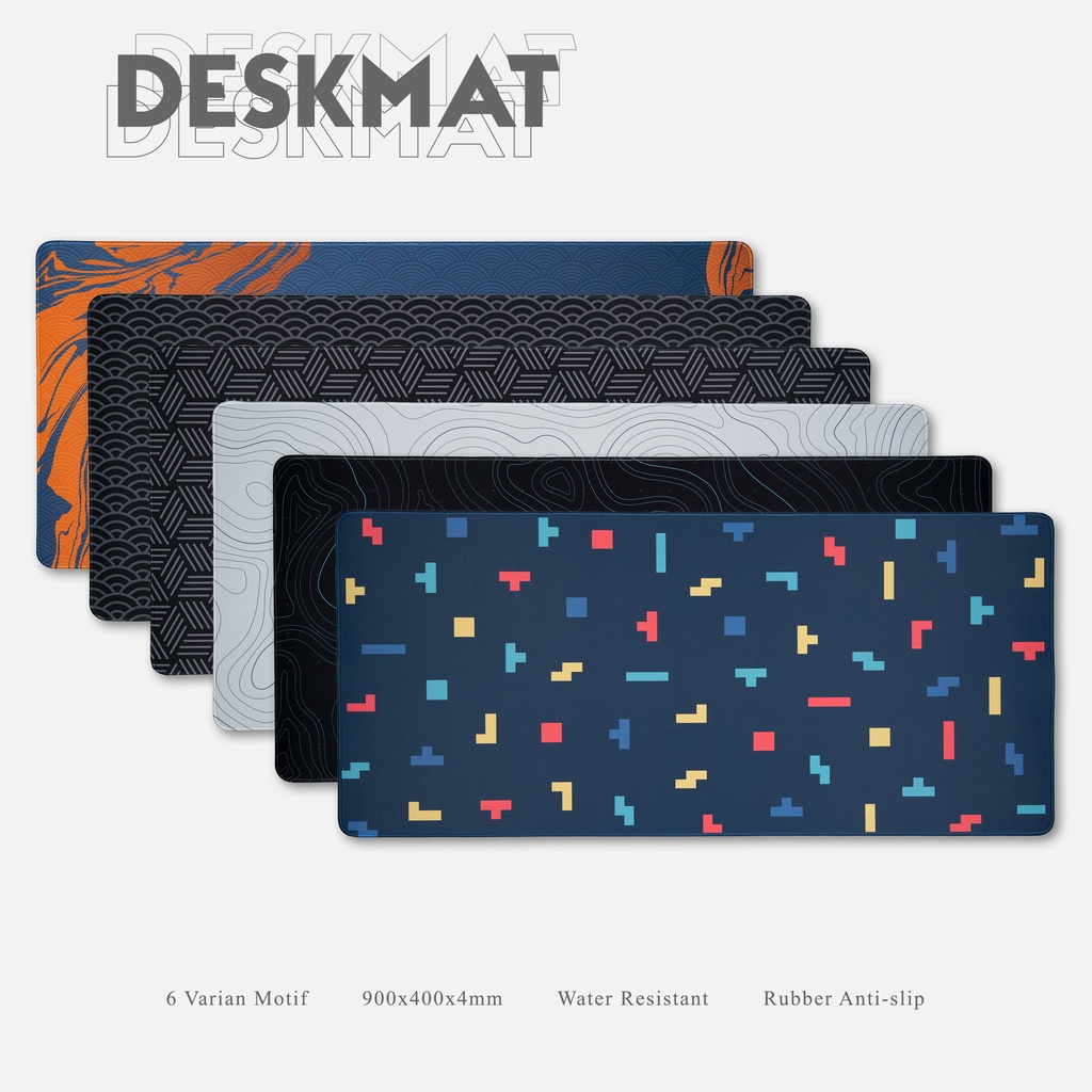 Pattern Japanese Deskmat / Mousepad XL by MYNK