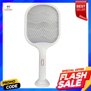 ELECTRIC ไม้ช็อตยุง DERMOVE HYBRID CLOUD สีขาวELECTRIC FLY SWATTER DERMOVE HYBRID CLOUD WHITE