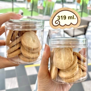 กระปุกพลาสติกเนื้อ PET แบบฝาเกลียว ตัวใส ฝาใส (แพคละ10ใบ+ฝา)มี 4 ขนาด 219,319,419,719 ml.