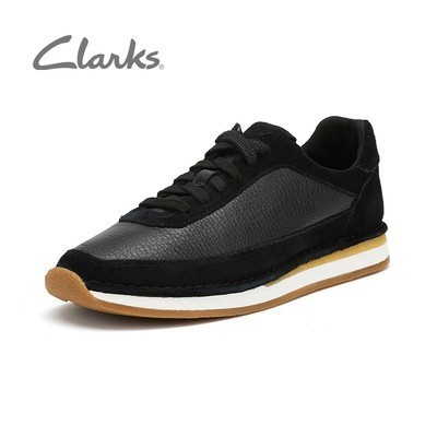 Clarks รองเท้าผ้าใบ รองเท้าวิ่ง แบบผูกเชือก สไตล์วินเทจ สําหรับผู้ชาย