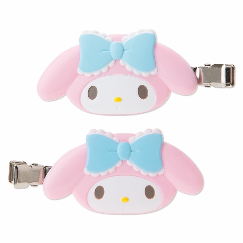 Set กิ้บติดผมคู่ Head ลาย My Melody mm / My Melody / MyMelody แท้ 100% กิ๊บติดผม Sanrio hair clip