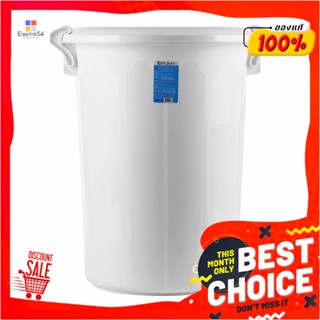 ROUND ถังน้ำถังน้ำกลมพร้อมฝาล็อค PLIM 66L (17.4.gl) สีขาวROUND BUCKET WITH LOCK LID PLIM 66L (17.4.gl) WHITE