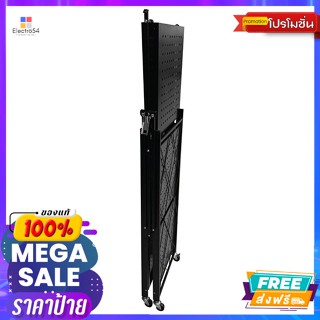 (HOME.ME) ชั้นวางของพับได้ 3 ชั้น รุ่น FS-01 สีดำ  3 Tier Foldable Shelf Model FS-01 Black Colorชั้นวา