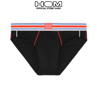 HOM (ออฮ์ม)  รุ่น 402514-0004 กางเกงในชายMicro cotton ลุคสปอร์ตสุดเท่ห์ นุ่มยืดหยุ่นพร้อมเทคโนโลยี Ceravida Fresh