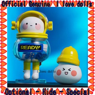 Pac-man×bobo&amp;coco Space POPMART [ของแท้] ตุ๊กตาฟิกเกอร์น่ารัก