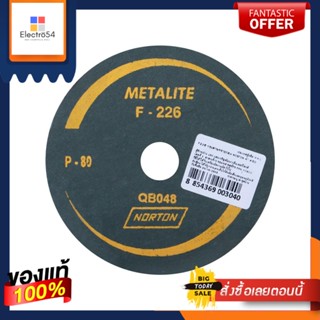 SANDING กระดาษทรายกลม NORTON F226 #80 4 นิ้วSANDING DISC NORTON F226 #80 4IN