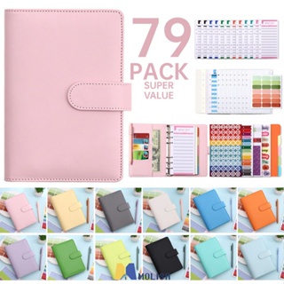 2022 Macaron Notebook Budget Binder A6 Hand Book Budget Planner Organizer Super Value Pack MOLISA