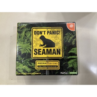 แผ่นแท้ [Dreamcast] Dont Panic! Seaman ~Kindan no Pet~ + Microphone Box งานกล่อง Sega ไมโครโฟน ไมค์ Mic