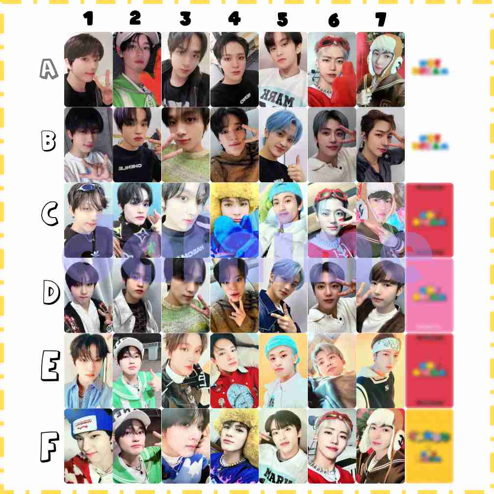 Photocard nct dream unofficial candy pob เวอร์ชั่น