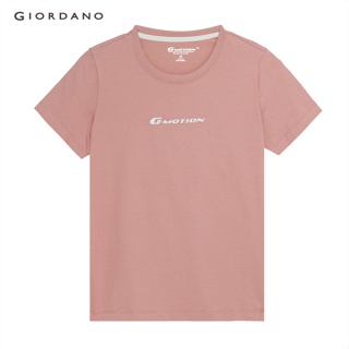 GIORDANO เสื้อยืดแขนสั้นผู้หญิง Womens Sorona Printed Tee 05392468