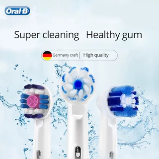 หัวแปรงทดแทน Oral B สําหรับแปรงสีฟันไฟฟ้าแบบหมุน Oral-B ของแท้ฟันไวท์เทนนิ่งขนนุ่มเติม