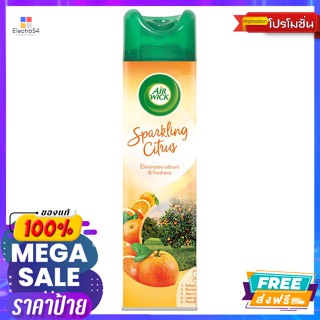 Air Wick(แอร์วิค) แอร์วิค สเปรย์ปรับอากาศ กลิ่นสปาร์คกลิ้ง ซิตรัส 300 มล. Air Wick Air Freshener Spray Sparkling citrus