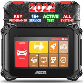 Ancel V6 เครื่องสแกนเนอร์ OE-Level OBD2 วินิจฉัยรถยนต์ แท็บเล็ต OBD 2 ขนาด 8 นิ้ว